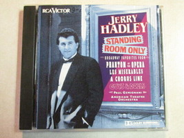 Jerry Hadley Standing Room Only 18 Trk Cd Show Tunes Classical Musical Theater - £4.61 GBP