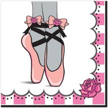 Ballerina Party Lunch Dinner Napkins Birthday Supplies 16 Per Package New - £3.40 GBP