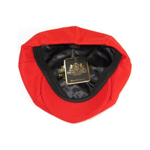 Mens Fashion Classic Flannel Wool Apple Cap Hat by Bruno Capelo ME905 Red image 2