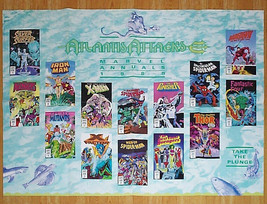 1989 Marvel Poster:Spider-man,X-Men,Avengers,Iron Man,Punisher,DD,Fantastic Four - $29.69