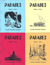 Parasec - Issues 1-4 of 1980s Classic Traveller RPG Fanzine - $17.00