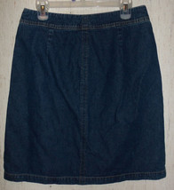 Excellent Womens Tommy Hilfiger Distressed Dark Blue J EAN Skirt Size 10 - £19.40 GBP