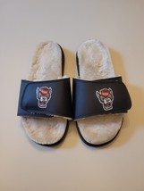 NCAA Men&#39;s NC State Wolfpack Tuffy Logo Furry Mens Slides 9 - $17.77