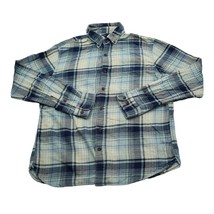 Lands End Shirt Mens L Multicolor Button Down Long Sleeve Collared Dress... - $18.69