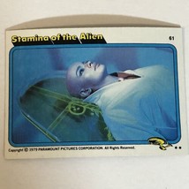 Star Trek 1979 Trading Card #61 Stamina Of The Alien - £1.47 GBP