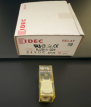 RJ2V-A-D24 IDEC PCB Power Relay 24VDC DPST-NO 8A 29x13x25.5 mm - $4.15