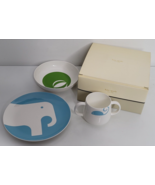 Kate Spade Pippin Park Lenox Childs 3pc Feeding Set NEW Mouse Ball Elephant - £30.79 GBP