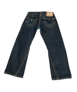 True Religion Joey Super T Heavy Blue Thick Stitch Jean Size 34x29.5&quot; READ - €41,06 EUR
