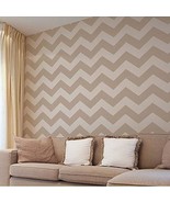 Chevron Allover Stencil - Small scale - reusable stencil patterns for walls just - $38.00