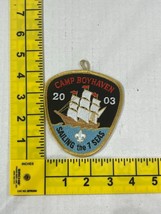 Camp Boyhaven 2003 Sailing the 7 Seas Loop Patch BSA - $14.85