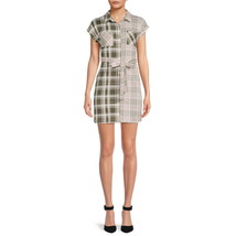 No Boundaries Junior Woman&#39;s Short Sleeve Belted Colorblock Dress - M (7-9) - $6.64