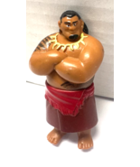 Disney Moana Chief Tui Single Loose Figure 3&quot; Cake Topper PVC - $90.95 MXN