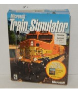 Vintage Microsoft Train Simulator PC-CD Games Rated E 2002 PC GAME Rare - $36.12 CAD