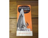 Vintage A Guided Tour Of New Yorks Rockefeller Center Brochure - £23.72 GBP