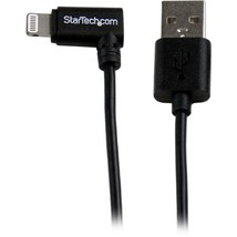 StarTech.com 1m (3ft) Black Apple 8-pin Lightning Connector to USB Cable for iPh - £22.23 GBP