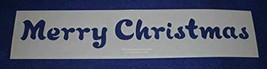 Merry Christmas Holiday Stencil- 5 x 23.5 Inches - £14.61 GBP