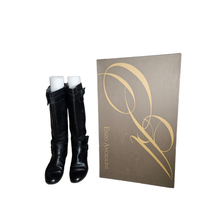 Enzo Angiolini EazenziWomen&#39;s Size 7.5 M Black Leather High Boots - $33.27