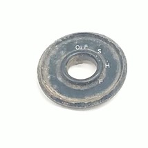 Jaguar XK140 XK150 Original Dash Light Switch Trim Escutcheon &quot;Off S H F... - £20.28 GBP