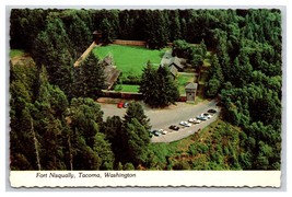 Aerial View Fort Nisqually Tacoma Washington UNP Continental Postcard Z6 - £2.75 GBP