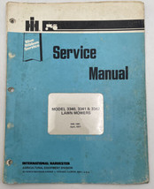 IH International Harvester 3340 3341 3342 Lawn Mower Service Manual OEM ... - £14.90 GBP