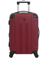 Chicago Hardside Expandable Spinner Luggage, Rhubarb, 20&quot; Carry-On - $93.04 CAD
