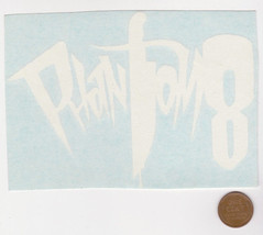 PHANTOM 8 Window Sticker-Dagger-Tattoo Piercings-Englewood CO-Green-Rectangle-1 - £9.02 GBP