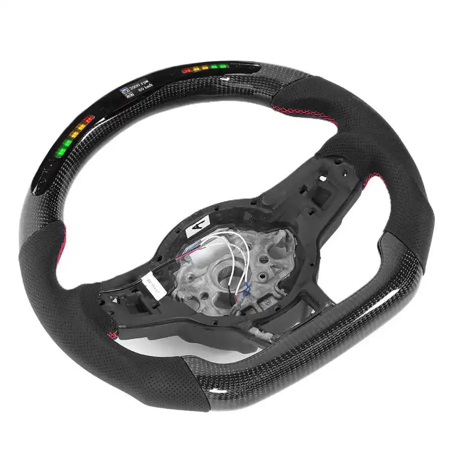 Carbon Fiber LED Shift Lights Display Steering Wheel for Volkswagen Mk7/Mk7.5 - £512.06 GBP