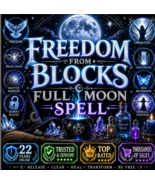1000X COVEN MAY1ST FULL MOON FREEDOM FROM BLOCKS OBSTACLES HIGH MAGICK  - $299.77