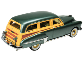 1949 Oldsmobile 88 Station Wagon Alpine Green Metallic with Cream and Woodgrain  - $90.94