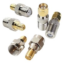 F Type To Sma Male Female Coax Connector Coaxial Adapter 2 Sets 6 Pcs - £11.79 GBP