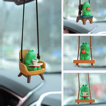 Cartoon Frog Car Pendant, Frog Car Mirror Hanging, Rearview Mirror Hanging - £11.77 GBP+