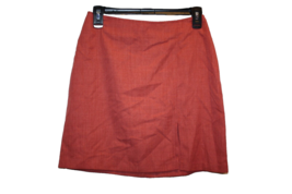 Essentials Juniors Size 5 Skirt Miniskirt NWT NEW Brick Coral 100% Polye... - $13.50