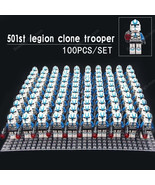 100pcs/set 501st Legion Clone troopers Star Wars Revenge of the Sith Min... - £240.69 GBP