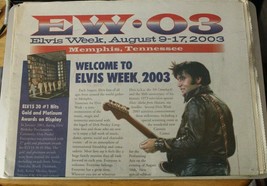 Elvis Week 2003 Event Guide Elvis Presley Magazine Newspaper  - £5.50 GBP