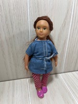 Battat Lori Our Generation Nadene mini 6.5” doll auburn red hair green eyes - £11.62 GBP