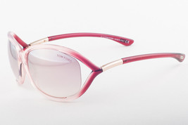 Tom Ford JENNIFER TF8 72Z Pink / Pink Mirrored Sunglasses FT008 72Z 61mm - £186.07 GBP