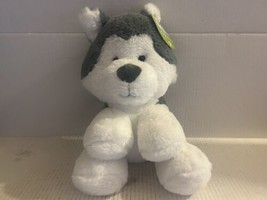 Spark Create Imagine Plush Husky Puppy Dog Wolf Gray White Stuffed Animal New - £16.26 GBP