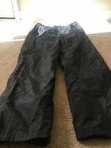 Sportina Men&#39;s Lined Wind Pants Winter Ski Snow Sports Size Large Black - $54.58 CAD