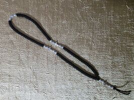 Black 100 knot Orthodox Christian prayer rope, religious faith rosary, k... - $25.00
