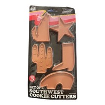 1990 Vintage HOAN Southwest Cookie Cutters Set of 5 Sealed Style No 26580 - $17.99