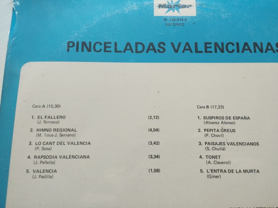 Primitive Band of Liria Artesana Catarroja Valencianas - 12" Vinyl LP New-
sh... Item image 3