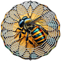 Bee on Flower Metal Wind Spinner - $47.89 CAD