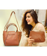  Midsize Handbags   2 PC Set Shoulder Bag   Companion Crossbody Purse - Tan - $33.86