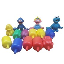 1994 Jim Henson TYCO Sesame Street Connect and Count Grover Cookie Monst... - £15.21 GBP