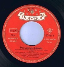 Das Land des Lachelns 45 rpm Chor Und Großes Operetten-Orchester Gesamtleitung - $6.86