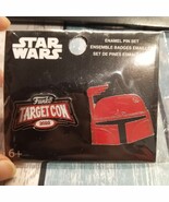 NWT Disney Funko star wars target con 2022 boba helmet Enamel pin set - €7,76 EUR