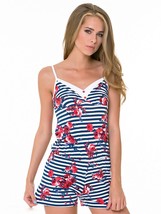 PAJAMA ROMPER OVERALL LOUNGE MADE IN EUROPE NATURAL LUXURY SEXY GIFT S M... - £52.81 GBP