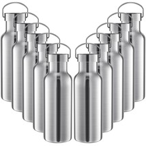 10 Pack 17Oz Stainless Steel Sports Water Bottle Double Wall Insulated B... - £68.93 GBP