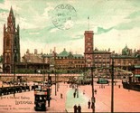 Vtg Cartolina 1905 Liverpool Inghilterra UK Pier Testa &amp; Overhead Rwy La... - $15.31