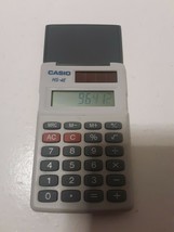 Vintage Casio HS-4E Solar Calculator Tested Works - £6.32 GBP